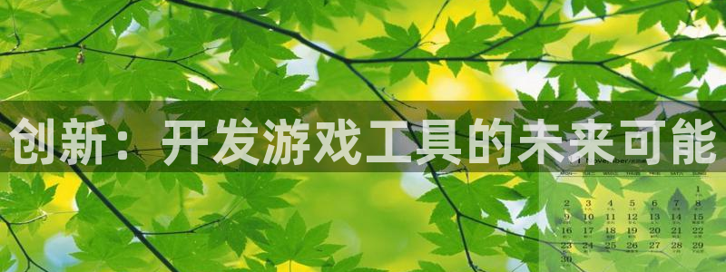 沐鸣娱乐2l怎么样：创新：开发游戏工具的未来可能