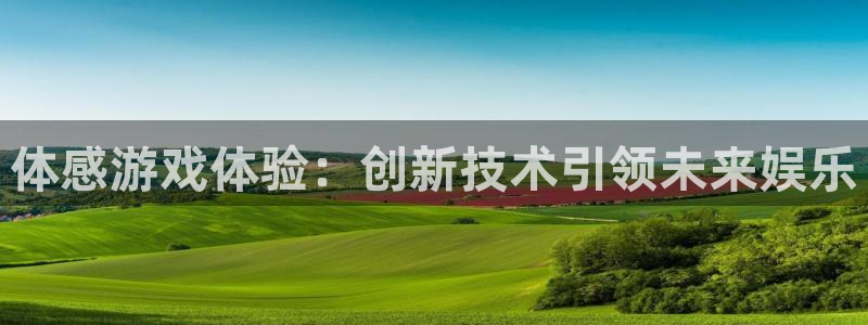 沐鸣2代理：体感游戏体验：创新技术引领未来娱乐